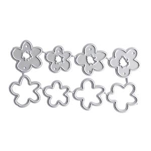Flower Cutting Dies Carbon Steel Die Cut Templates Decorative Embossing Paper Die for Card Making Scrapbooking Bookmarks