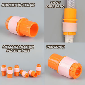 SAMBUNGAN SELANG  Selang Konektor Selang Sambungan Kran Air Fleksibel/Adaptor Selang Konektor Sambungan