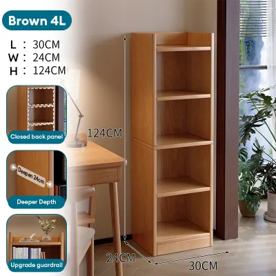 3/4 Layers Cabinet Storage Cabinet for Home Furniture Wood Practical Cabinet Bookcase Bookshelf Showcase