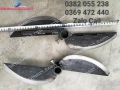 Lưỡi dao gắn máy băm chuối mịn dài 40cm lỗ cốt 24mm siêu sắc bén. 