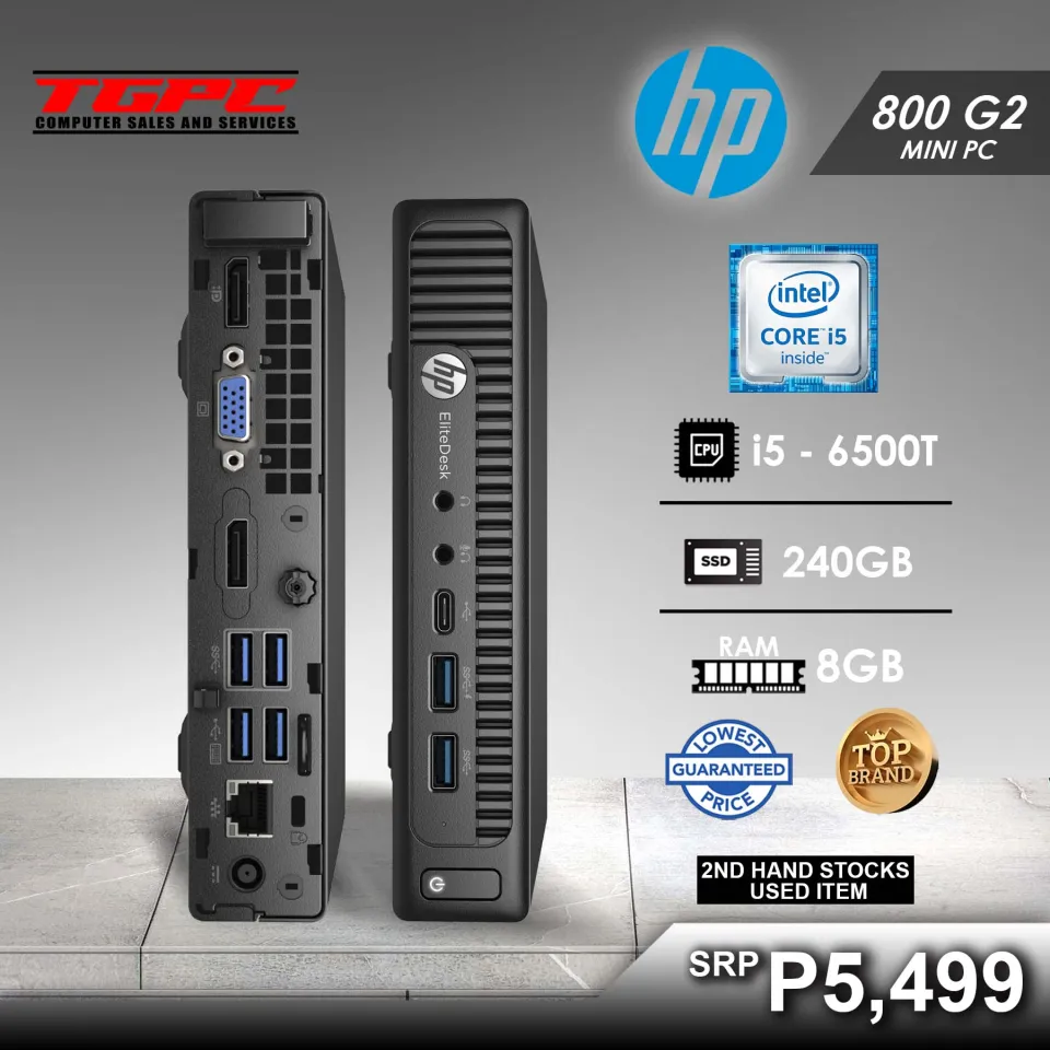 hp EliteDesk 800 G4 DM 粗かっ 35W Core i3 8100T 3.1GHz/8GB/256GB(SSD