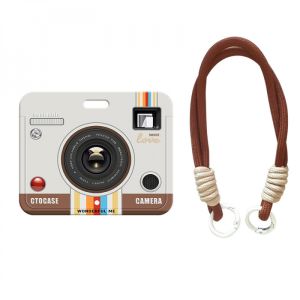 ID Card Holder Drivers License Cartoon Meal Card Campus Badge Creative Horizontal Card Protector Fashion Camera Pattern