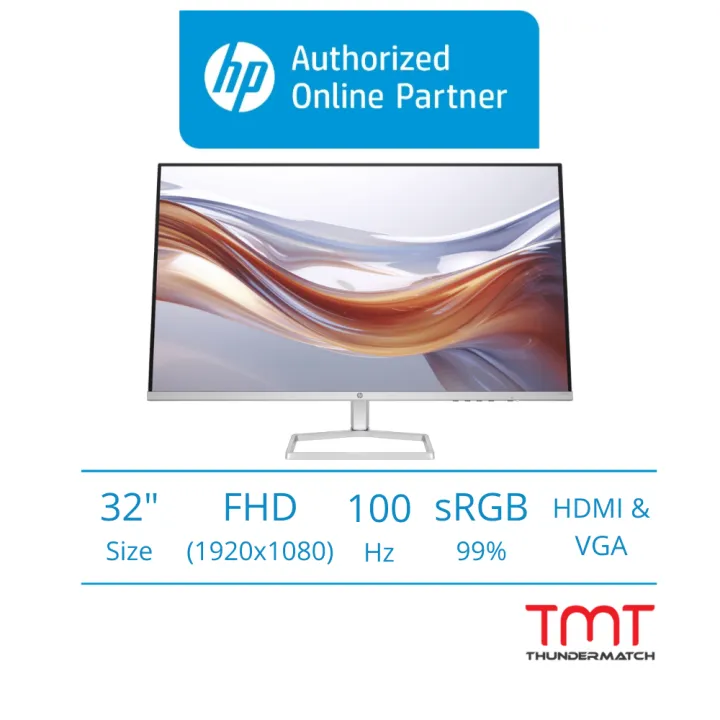 HP 532sf 32" Monitor | 7ms | 100Hz | FHD (1920x1080) | VA Panel | HDMI ...