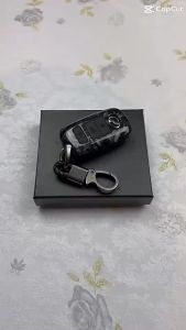 PERODUA AXIA ARUZ BEZZA MYVI ALZA ATIVA forged carbon Keyless Remote Car Key Control Cover Case 4 Button