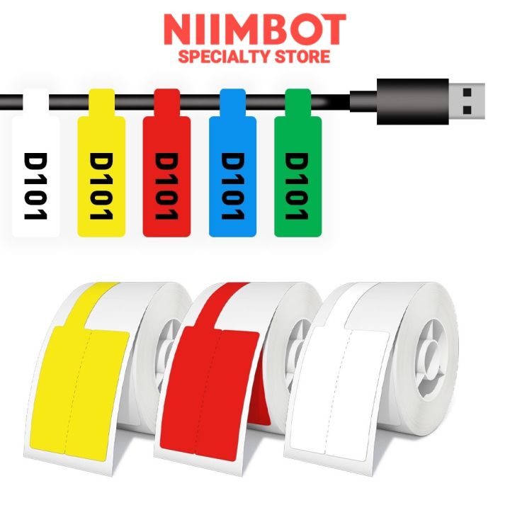 【Cable label】Niimbot D11/D110/D101 Printer Self Adhesive Cable Stickers