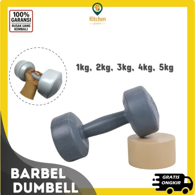 Dumbbell Barbel Fitness 1Kg 2Kg 3Kg 4Kg 5Kg – Alat Latihan Beban Gym Di Rumah & Studio – Barbel Otot Lengan Bahu Dada Punggung - KP