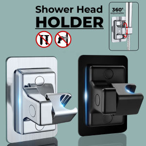 Adjustable hand shower holder Universal Showerhead Bracket Showerhead Bracket Adjustable Wall Mounted Holder No Drill Thickened and durable Strong load-bearing capacity for Bathroom Accessories