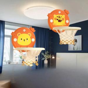 YAFEN 1 Set Athletic Cartoon Animal Basketball Board Foldable With Mini Ball Basketball Training Toy For Kids Hanging Mini Basketball Hoop