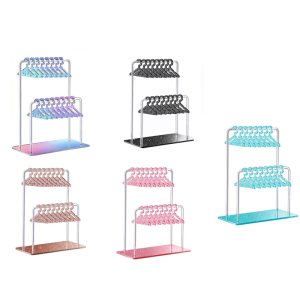 Sophisticated Earrings Hanger Acrylic Stand Bedroom Decors Accessory Suitable for Accessory Arrangement and Display