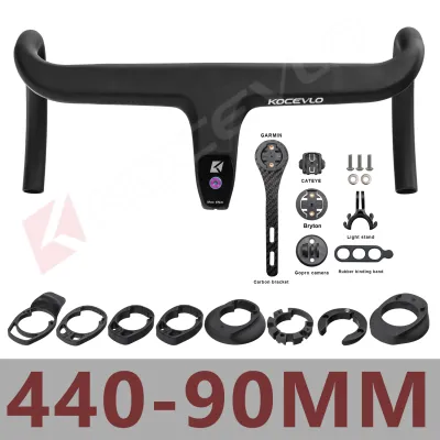 THE ONE Carbon Road Bicycle Handlebar integrated handlebar internal cable routing Compatible with FSA VISION ACR SYSTEM