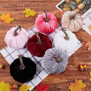 DFYER56 Kindergarten Wedding Family Bar Party Ornament DIY Craft Artificial Pumpkin Fall Harvest Decor Simulation Pumpkin Model Halloween Decoration