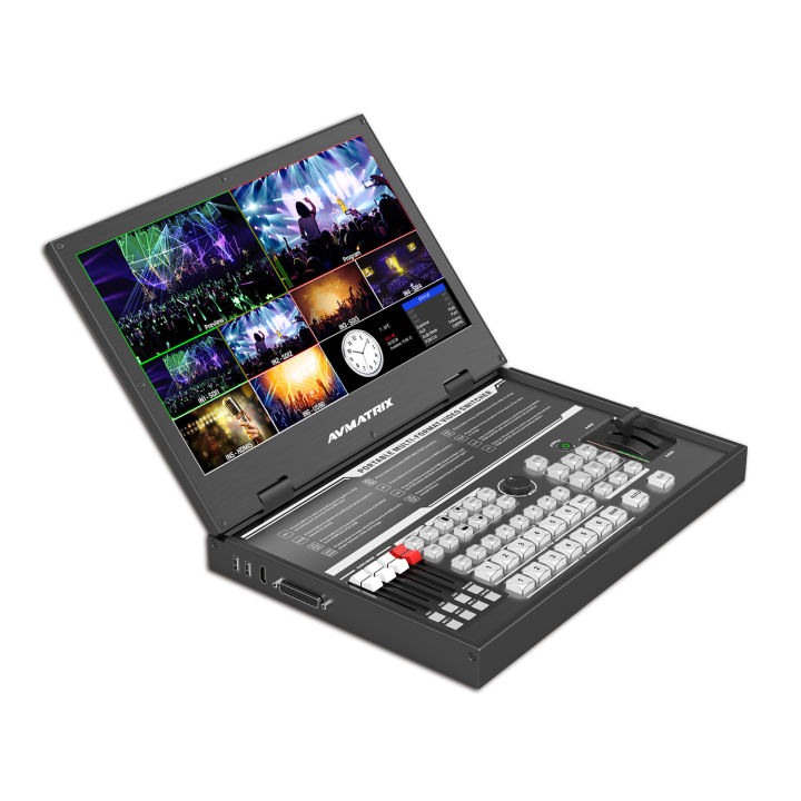Commutateur Vidéo AVMATRIX PVS0613U - 13.3" IPS FHD - 6 Canaux (4xSDI + 2xHDMI) - Neuf