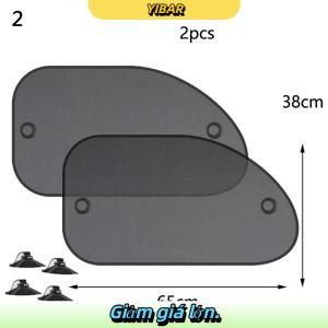 YIBAR 5 cái bộ xe cửa sổ Sun Shades bìa chống UV lưới bóng râm Rèm bảo vệ