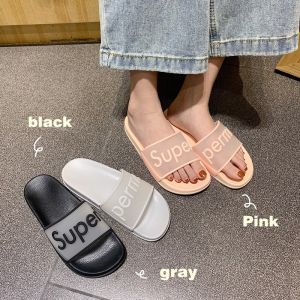 Korean Fashion Home Slipper Bathroom Slipper Anti-skidding Non-slip Waterproof Thick Sole EVA Indoor Outdoor Home Woman Girls Shoes