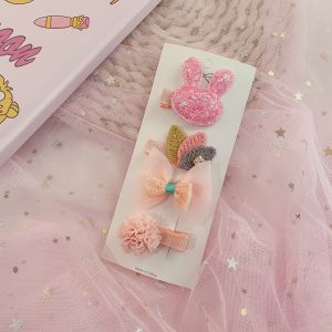 Set 4 Kẹp Tóc Xinh Xắn Dễ Thương Cho Bé Gái mã PK-015