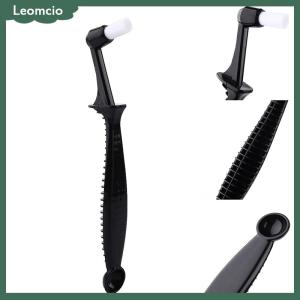 [Leomcio] 1ชิ้นแปรงกาแฟเอสเปรสโซ่แปรงทำความสะอาดด้ามจับยาวแบบสองในหนึ่งพร้อมช้อนทำความสะอาดแปรงไนล่อน