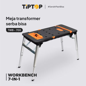 TIP TOP TWB-700 Multifunction Workbench 7 in 1 / Meja Perkayuan Kayu Troli Bengkel Serbaguna