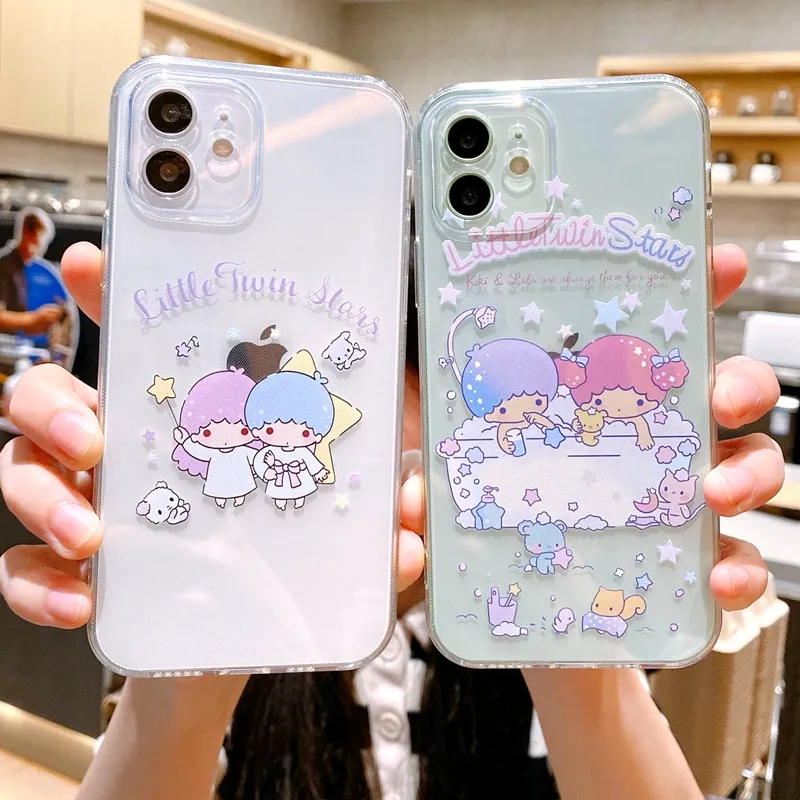 Little Twin Stars Shells Party iPhone Case PLUS XS XR X 11 12 13 14 15