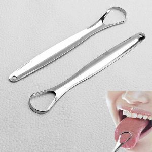 Cạo lưỡi chăm sóc răng miệng vệ sinh lưỡi cây cạo lưỡi inox đồ cạo lưỡi có hộp đựng sang trọng_CL