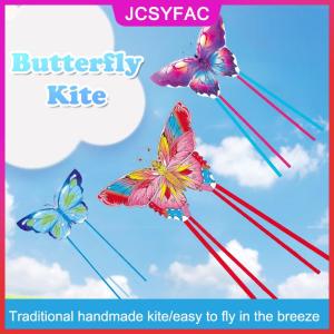 JCSYFAC 1.4M Đầy Màu Sắc Bướm Diều Bay Đồ Chơi Cho Trẻ Em Diều Bay Cá Diều Chuyên Nghiệp Diều Gió Đồ Chơi Thể Thao-Giải Trí Diều Không Khí Vui Vẻ