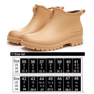 SAIYG Korean Style Waterproof Rain Boots For Man/Woman Shoes Outdoor No-Slips Rubber Good Quality Rain Shoes