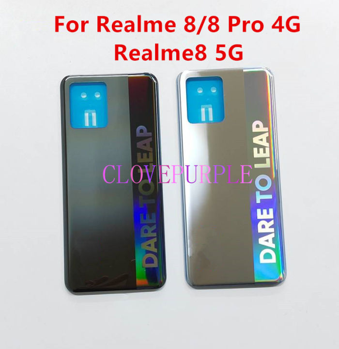 Pnakqil Cover In Silicone Opaco Con Cordino E Vetro Temperato Per Realme 8/8 Pro 4G – Viola, Antishock E Antigraffio