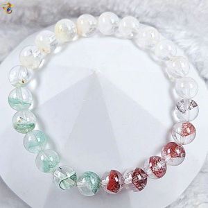 Collection Grade Old Mine Natural Pyramid Duo Bao Phantom Bracelet