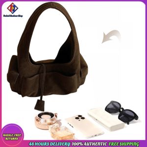 Vodool Women PU Casual Underarm Purse Large Capacity Top Handle Bag Multiple Pockets Hobo Tote Purse for Travel Shopping Daily Use