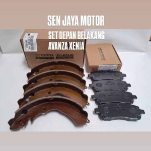 BRAKE PAD BRAKE SHOE AVANZA XENIA LOGO IMPORT KAMPAS REM SET DEPAN BELAKANG AVANZA XENIA LOGO
