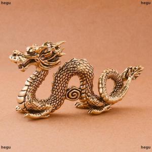 [COD] hegu รูปปั้นมังกรสัตว์จีนรูปปั้นทองสัมฤทธิ์เครื่องประดับทองแดงโบราณสัตว์ในตำนานของตกแต่งบ้านของสะสมงานฝีมือ