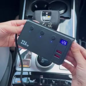Car charger 226W high power plug and play PD port supports 45W fast charging
