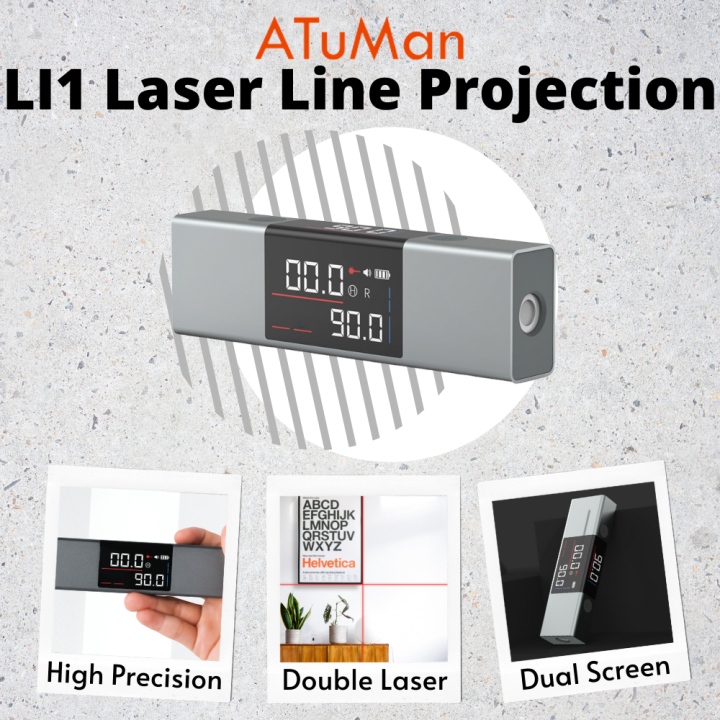 ATuMan Duke LI1 Laser Line Projection Angle Gauge Lazada