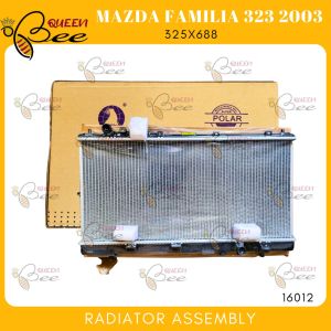 QUEEN BEE 16012 Mazda Familia 323 2003 Ford Lynx 1996 Radiator Assembly M/T 325X688X16mm 1ROW (Polar)