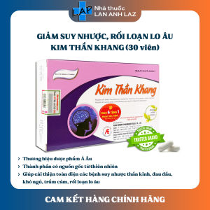 KIM THẦN KHANG (30 viên) - Dùng tốt cho người bị căng thẳng thần kinh hồi hộp rối loạn lo âu.