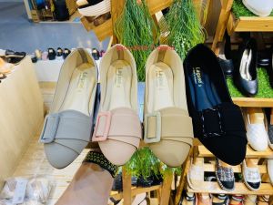 [ส่งเร็วพิเศษ!] Flashshoes994 รองเท้าคัทชู หน้าเข็มขัด 4 สี ไซล์ 36-45