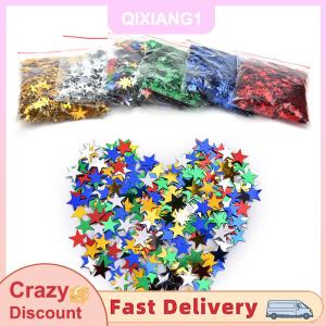 QIXIANG1 Giấy bạc hoa giấy trang trí tiệc sinh nhật hình ngôi sao lấp lánh đám cưới