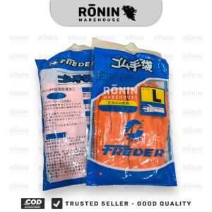 Sarung Tangan Karet Latex Glove M L Cuci Piring FREDER