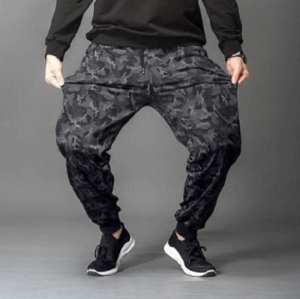 MARK BELT Mỏng Mùa Hè Phần Cộng Với Quần Thể Thao Cỡ Lớn Co Giãn Dáng Rộng Béo Quần Dài 9 Điểm Thông Thường