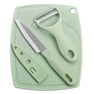 Knife Set Stainless steel  Paring Slicing Knife Chef with Sheath Cover & Fruit Vegetable Peeler & Chopping Keimav