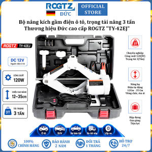 Bộ nâng kích gầm điện ô tô thương hiệu ROGTZ TY-42EJ 3 tấn 12V 120W - BẢO HÀNH 2 NĂM