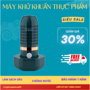 Máy khử khuẩn thực phẩm rau củ quá thế hệ mới.Công nghệ lọc nước ion diệt vi khuẩn đến 999%