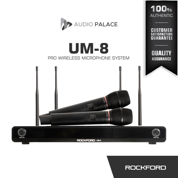ROCKFORD Professional Wireless Microphone UM8 Lazada PH