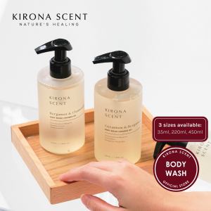 [KIRONA SCENT] Essential Oil Body Wash - Hotel Shower Gel | Made with Pure Essential Oils & Natural Ingredients | Free from SLS & Parabens