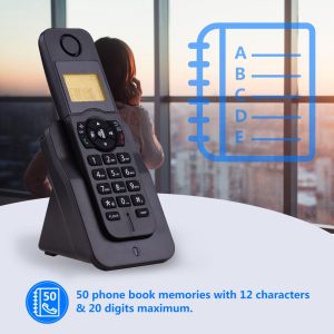 Digital Cordless Phone Wireless Telephone for Office Home Landline Cordless Telephone D1002 D1005