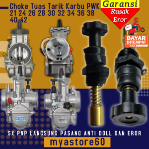 Choke Cuk Tuas Tarik Karburator Karbu Carburator Katup Kontrol Manual PWK 21 24 26 28 30 32 34 36 38 40 42 Keihin Original