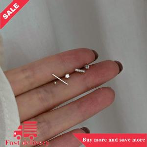 [COD]Flash Delivery 5 Pcs Pearl Crystal Small Ear Stud Earrings Set for Women Girls Fashion Ear Studs Ear Jewelry