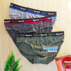 Celana Dalam Pria Agree 2311 | Cd Cowok Bahan Katun Karet Boxer