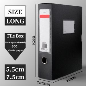 Long File Folder Box Organizer Document Storage Box Document Organizer or Bondpaper Box Paper Organizer Office 35.5CM*23.5*7.5/5.5CM LONG SIZE