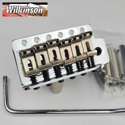 【Hot demand】 Wilkinson Vintage Type St Electric Guitar Tremolo System Bridge Chrome Silver For St Guitar Wov01