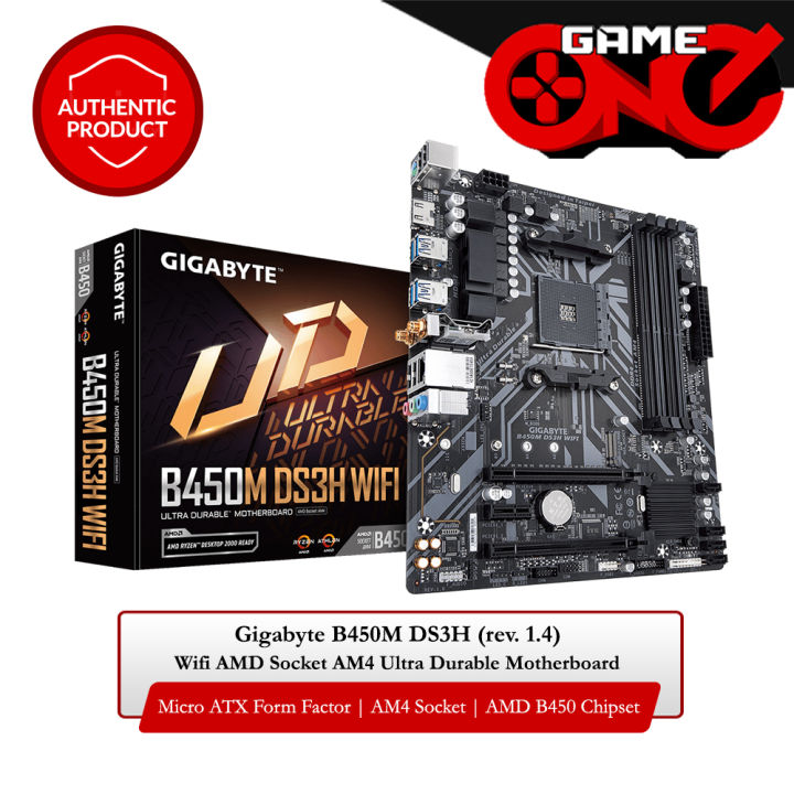 Mother gigabyte b450m ds3h fashion am4